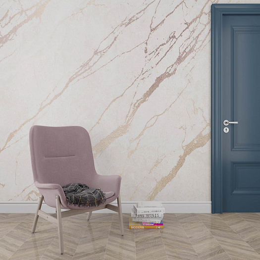 Фотообои в интерьере артикул Pink It Marble 18, PINK IT MARBLE, Wall street
