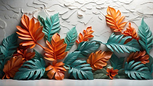 Design Studio 3D Voluminous leaves AG-VL-008