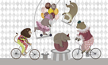 Коричневые фотообои Wall street CIRCUS Circus 6 30856