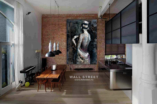 Фотообои в интерьере артикул podLOFT 27, podLOFT, Wall street